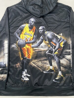 BRAND NEW* Kobe Bryant #24 Black Pullover Hoodie (Adult XL) Image