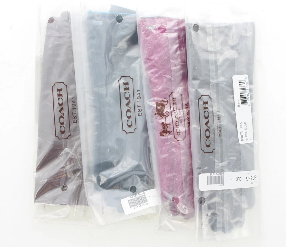 Coach Leather Gloves Women's Basic Colored, Lined Wrist Length, 83875, MSRP $98 - Image 3 of 3