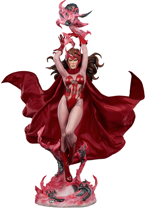 Estátua Scarlet Witch Premium Format - Marvel - Sideshow -  lojalimitededition