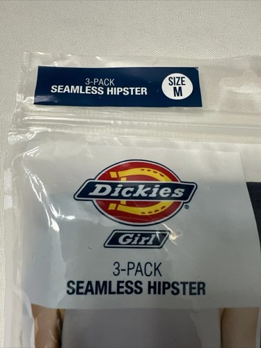 Dickies Girl Juniors 3-Pack Size Medium Seamless Hipster Underwear NEW - Picture 2 of 5