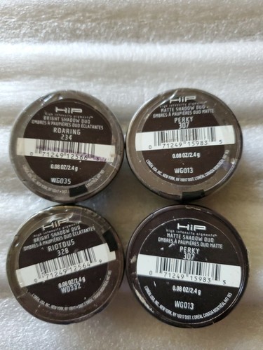 4 LOREAL HiP high intensity pigments BRIGHT SHADOW DUO 234-328-307 - Picture 3 of 5