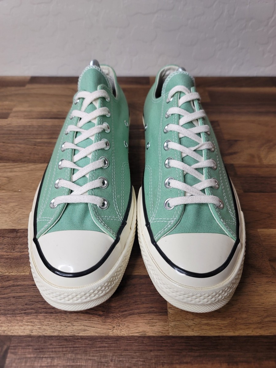 CONVERSE Chuck 70 OX Low Top Sneaker Vintage Prism Green CONVERSE Chuck 70 OX Low Top Sneaker Vintage Prism Green