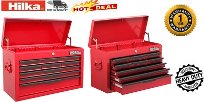 Hilka Heavy Duty 3 Drawer Add-On Tool Chest Bbs Red Craft Steel Type Storage
