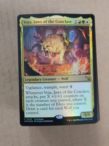 Planeswalker Party Commander Deck MTG Commander EDH Deck - Voja, Jaws Of  The Conclave - 100 Card Custom Magic: The Gathering Deck Edh Deck Mtg