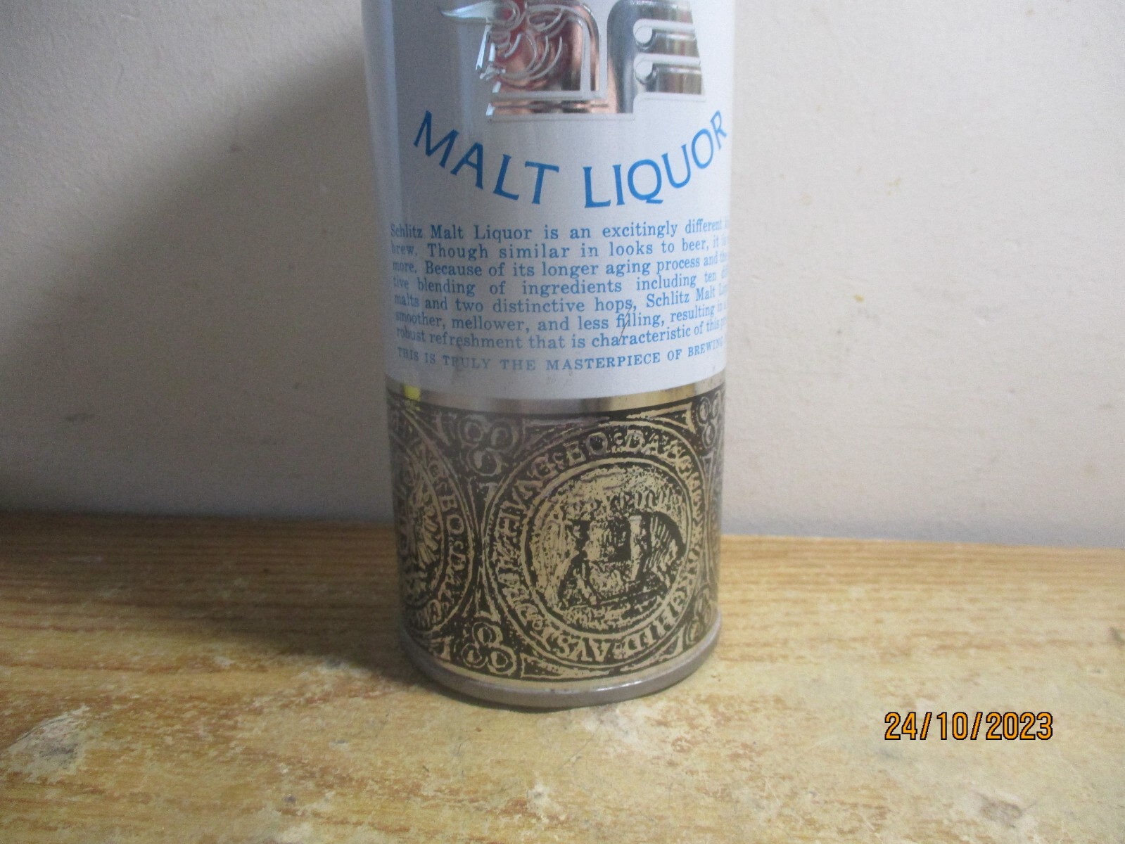 SCHLITZ MALT LIQUOR BEER 16 OZ. CAN 1967 JOS. SCHLITZ MILWAUKEE WIS. eBay