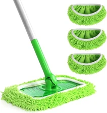 Reusable 100% Coral Fleece Mop Pads Compatible with Swiffer Sweeper