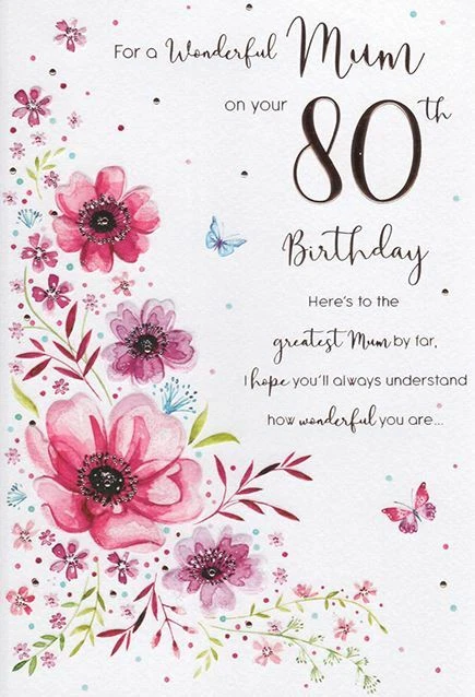 80th birthday present for mum sales