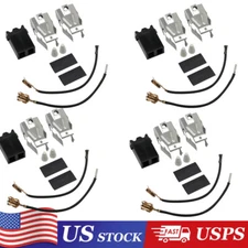 Range Burner Receptacle Kit for Whirlpool Frigidaire 330031, 814399 (4-Pack)