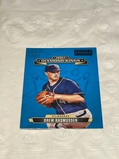 DREW RASMUSSEN 2021 Diamond Kings RC DK Debut ARTIST PROOF SP#DDK-MB BREWERS