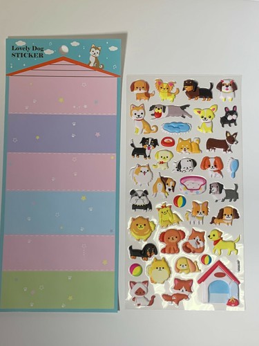 Pegatina para perros Lovely Dog Sticker linda PVC algodón iconos diario decoración diario - Imagen 4 de 9