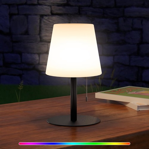 uuffoo LED Akku Tischlampe Kabellos Tischleuchte 8 Farben RGB Nachttischlampe - Bild 2 von 6