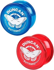 Duncan Butterfly Yo-Yo - Two pack - Red and Blue