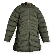 Marmot Nori Montreaux Long 700 Down Filled Hooded Puffer Coat Women's Size M
