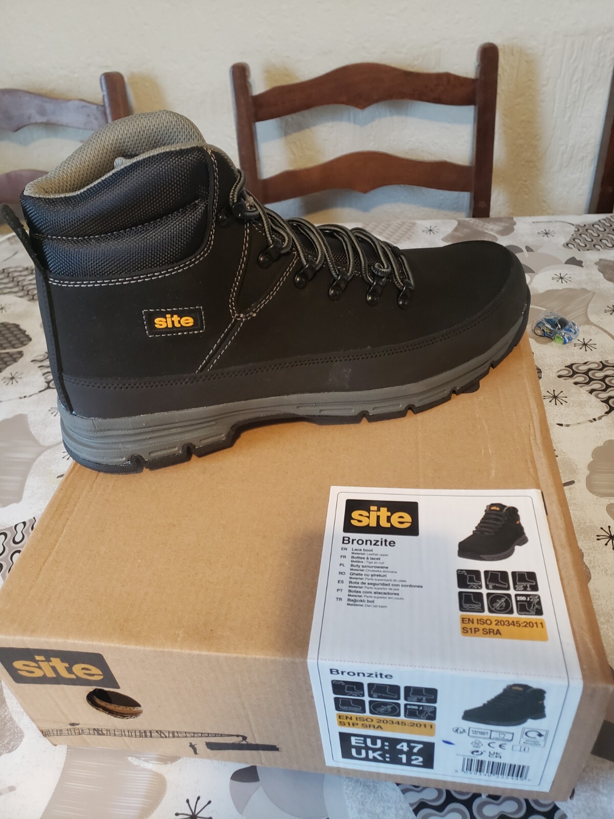 Site Bronzite Steel Toe Capped Boot eBay
