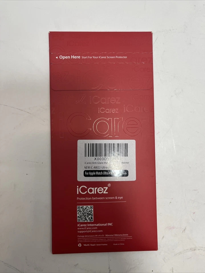 Screen Protector For iPhone 5 Matte Tempered Glass Film 3 Pack - Image 2 of 2