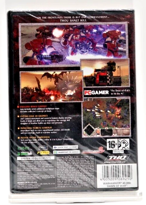 Warhammer 40,000: Dawn of War Game Of The Year Edition (PC CD, 2004) New Pegi 16 - Image 2 of 2