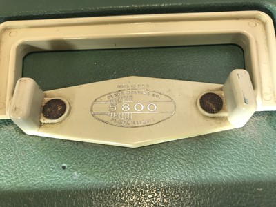 Boîte à Outils / Pêche Plano Molding Co. 5800 Vintage Années 70 – Verte, Fabriquée USA