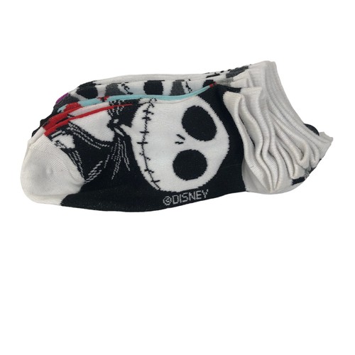 The Nightmare Before Christmas No Show Ankle Socks 6 Pack Halloween Disney New - Picture 3 of 3