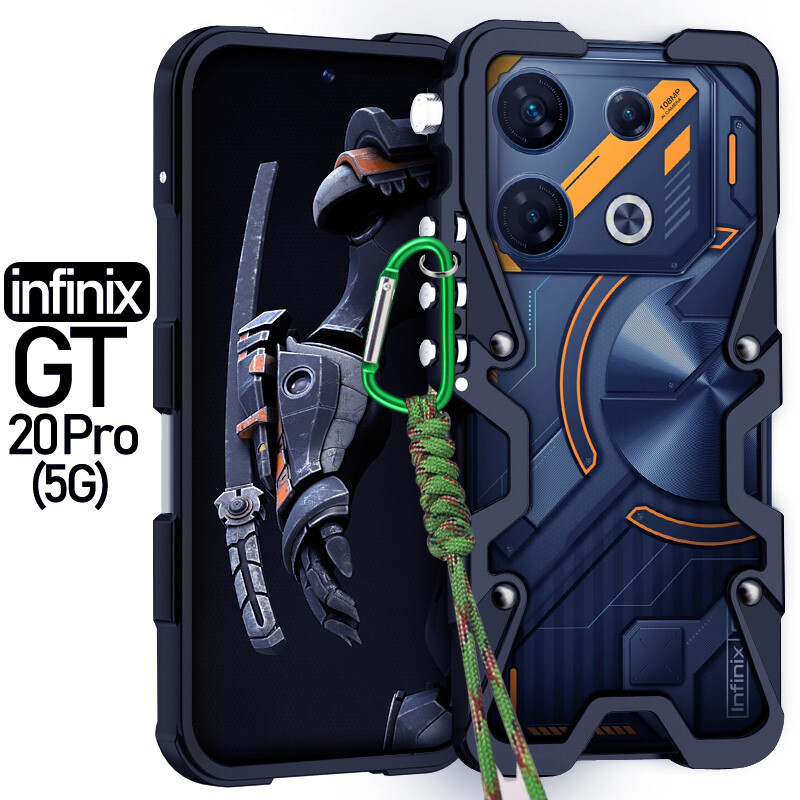 Luxury Metal Aluminum bumper Shockproof case For Infinix GT 20 Pro 5G