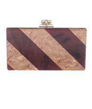 Edie Parker striped Clutch 