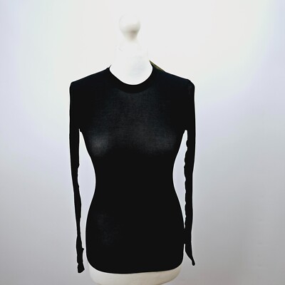 Urban Outfitters - iets frans... Seamless Sheer T-Shirt - Black - Medium
