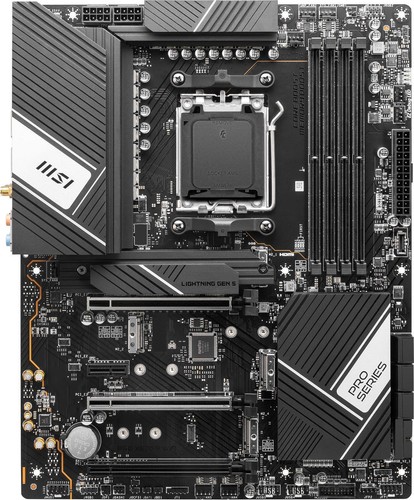 (Factory Refurbished) MSI PRO X670-P WIFI DDR5 Wi-Fi 6E AM5 AMD ATX Motherboard - Picture 2 of 4
