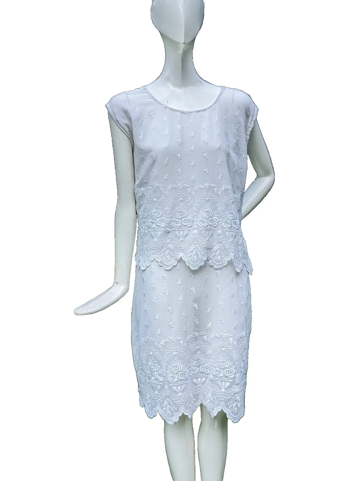 Ropa Vintage de Algodón Aleta Mujeres 1920s década