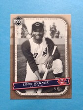 LEON WAGNER 2005 UPPER DECK CLASSICS BASEBALL CARD # 35 F7709