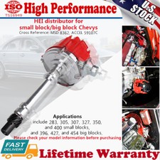 Racing Distributor 9000rpm For Gm Chevy Gmc 350 454 Sbc Bbc Msd Coil Module 8362