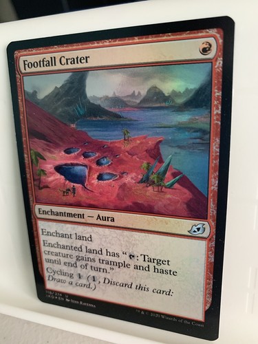Lámina de cráter Footfall Ikoria: Lair of Behemoths Magic The Gathering Casi nuevo #118/274 manejo el mismo día - Imagen 2 de 4