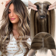 Clip en Pieza de Pelo 100% Remy Cabello Humano Real Parte Lateral Pieza de Cabello Ombre EE. UU.