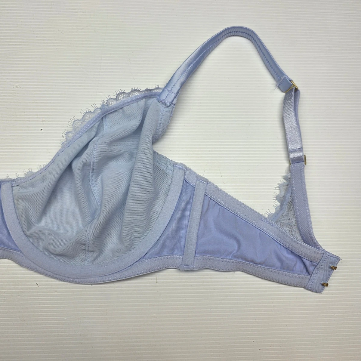 Bras N Things Demi Bra - Light Blue Lace AU 10E