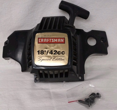 #ad OEM Craftsman 18” 42cc Chainsaw Recoil Pull Start Assembly Special Edition $22.95