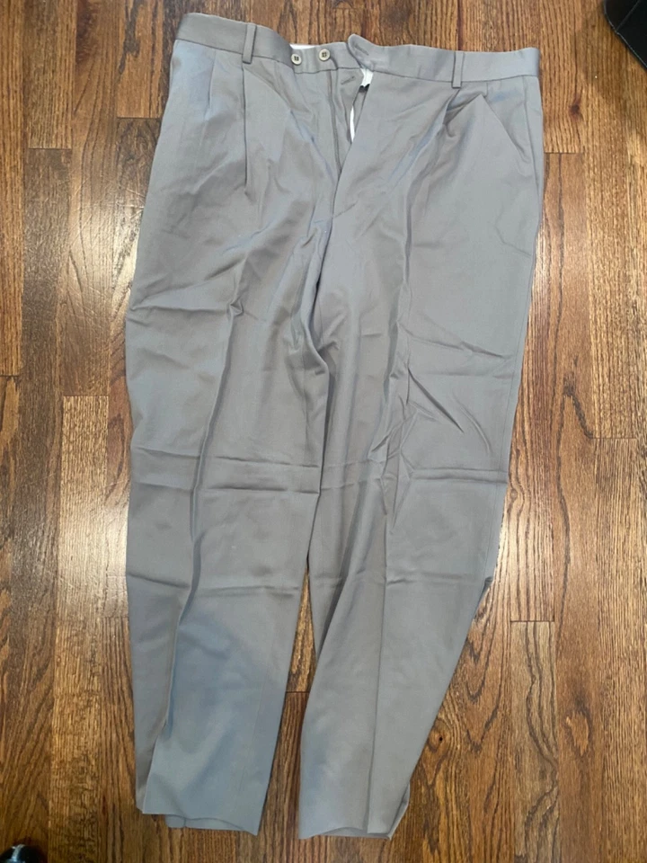 Pantalones de vestir Zanella Gentleman para hombre 36x32 verde/gris Foto 4 de 4