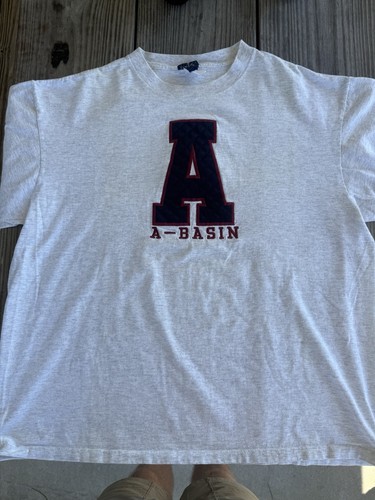 Arapahoe Basin Vintage Shirt Large Skiing Snowboarding A-Basin Colorado