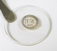 Vintage A.I.J. Glass Pocket Watch Crystal - NOS - 18 14/16 -17 6/8 - 425