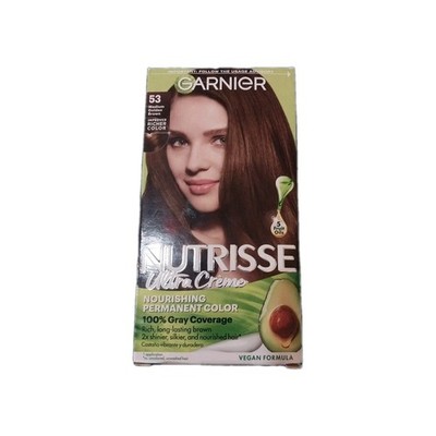 Garnier Nutrisse Ultra Creme Hair Color - #53 Medium Golden Brown / Chestnut