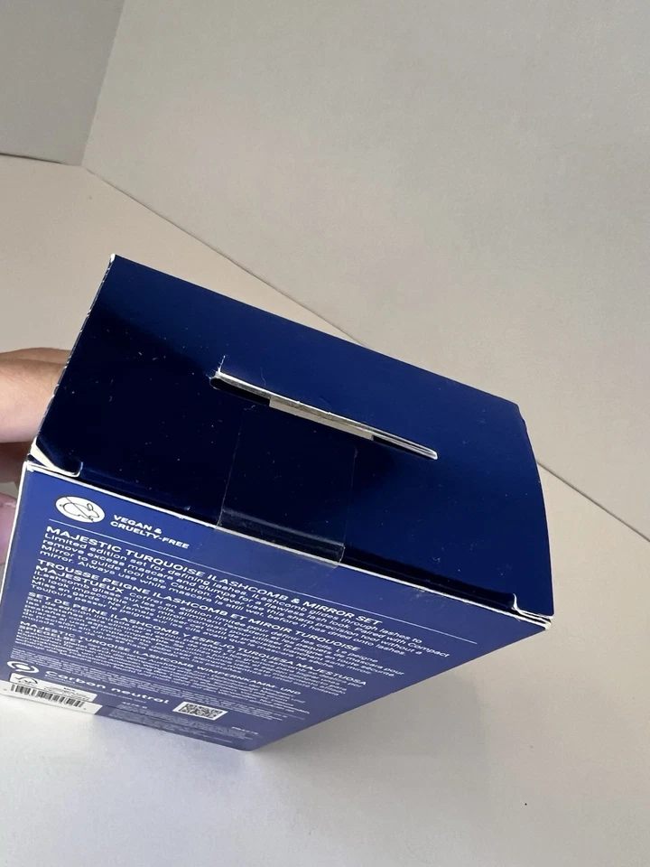 Juego de peine y espejo Tweezerman Majestic turquesa nuevo Foto 3 de 3