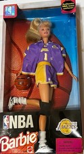 Vintage Barbie Doll NBA Los Angeles Lakers 1998 Collector Edition Mattel NRFB