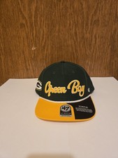 Gorra gorra Green Bay Packers '47 marca MVP DP NFL Overhand Script Snapback nueva con etiquetas