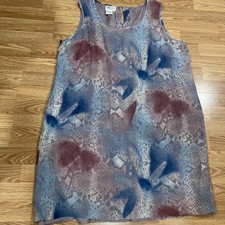 Tess Dress 100% Silk Sleeveless Lined Dress Size 24W