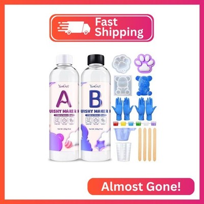 Liquid Silicone for Squishy Maker, 18oz Silicone Rubber for Taba Squishy, Bubble