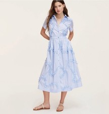 Women's Ribbon Short Sleeve Midi Shirtdress - kate spade Size XL
