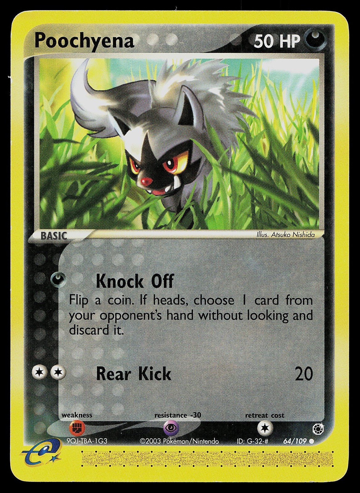 Pokemon Ruby and Sapphire 64/109 Poochyena