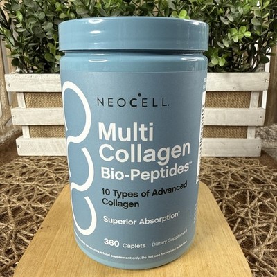 Multi Collagen Bio-Peptides 360 Caplets Superior Absorption by NeoCell