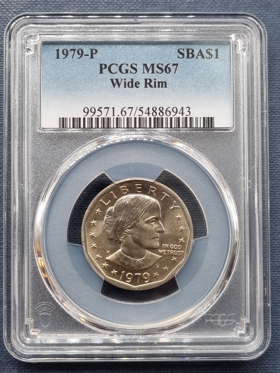 1979 P Susan B. Anthony Dollar $1 NEAR DATE WIDE RIM High Grade