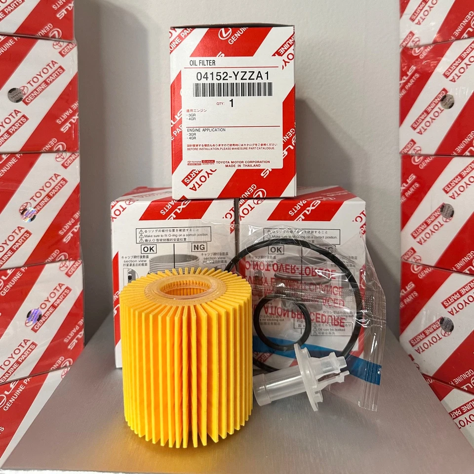 10 PACK TOYOTA LEXUS SCION OEM ENGINE OIL FILTER 04152-YZZA1 - Image 2 of 4