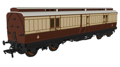 978046 Rapido Trains OO GCR ''Evolution'' Non-Corridor Full Brake No.1065
