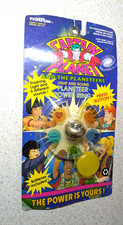 1991 Vintage CAPTAIN PLANET Power Ring Silver Planeteer Tiger Toys in pack Flaw