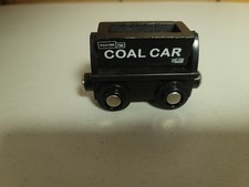 Wooden Railway Tipping Coal Hopper Train Very Good Condition
